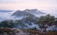 Рассвет на горе Папай  2003 г.       х.м  	80х130